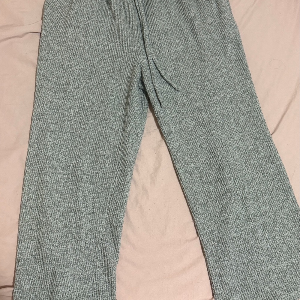 Gray Knit Lounge Pants